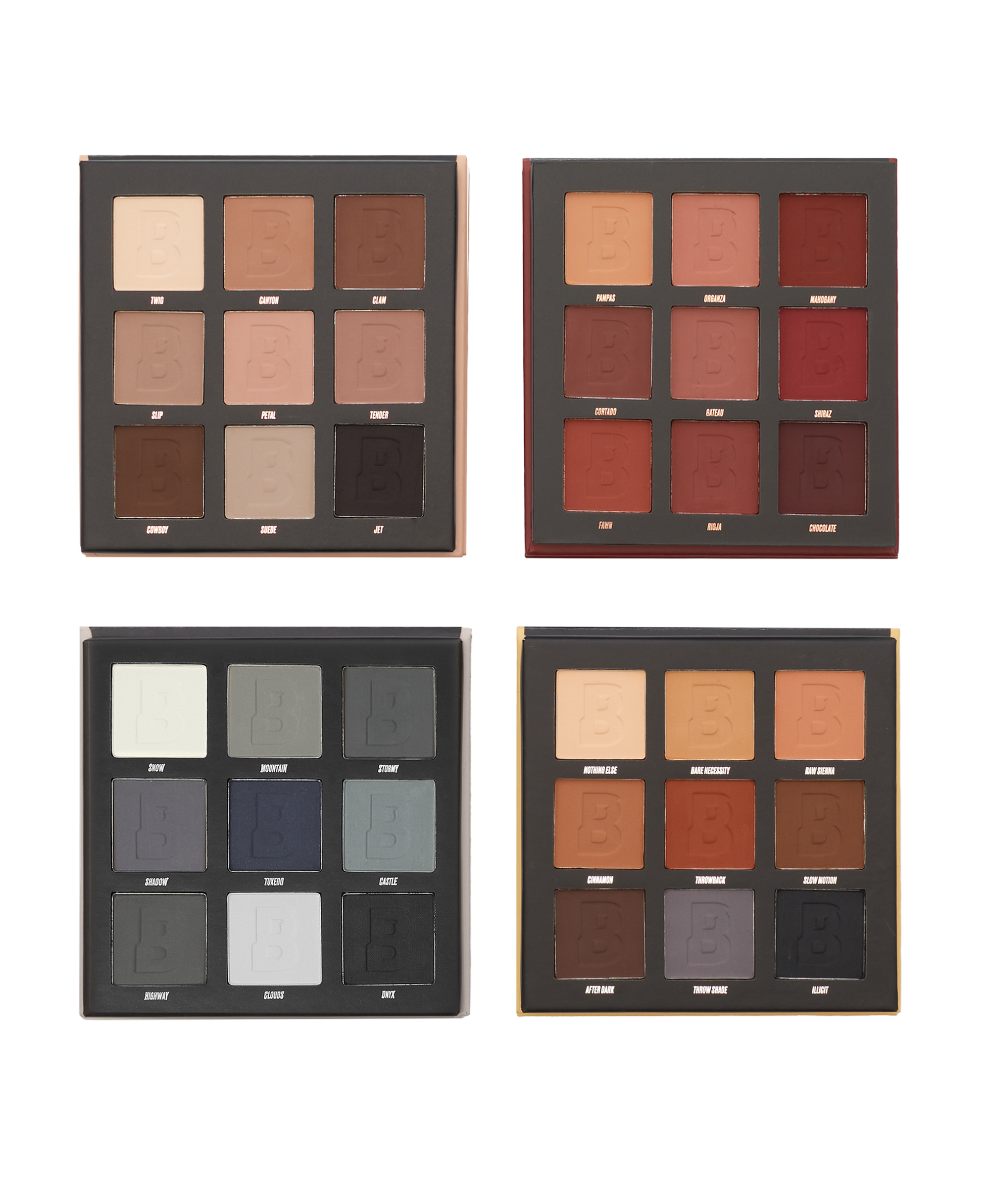 By BEAUTY BAY The Smoky, Rich, Nude, Neutrals 9 Quad