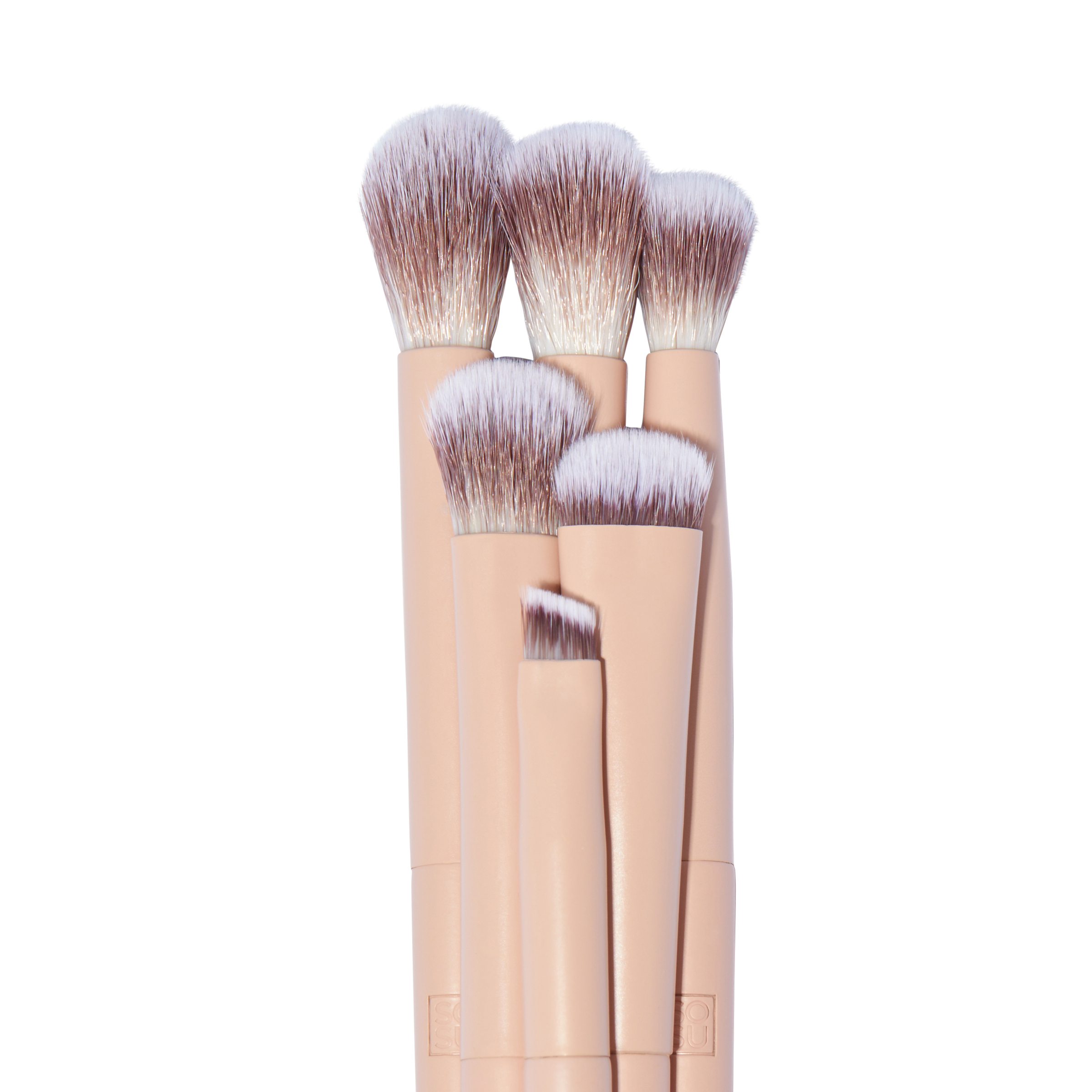 Pink Handle Eye Brush Collection