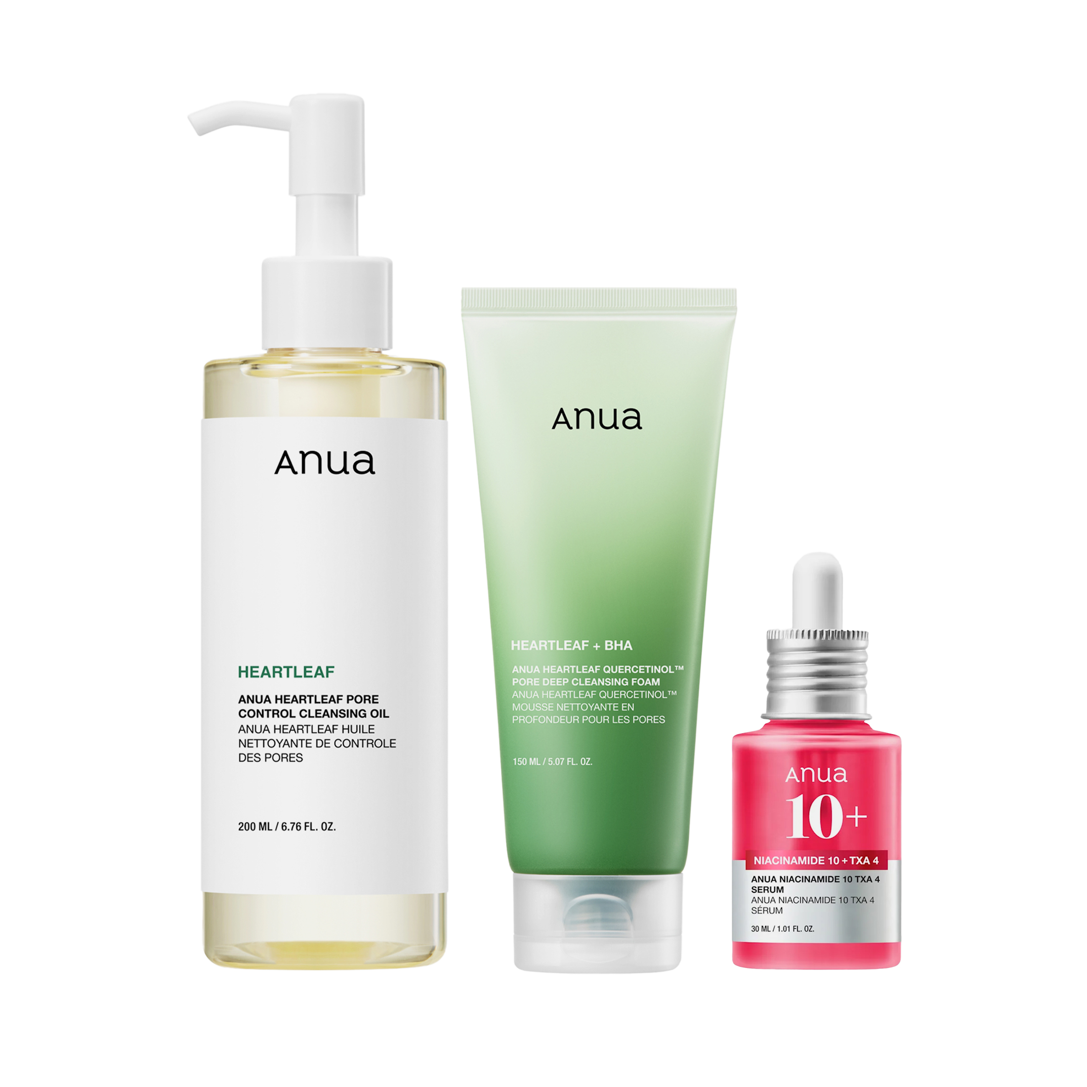 ANUA 3-Step K-Beauty Routine