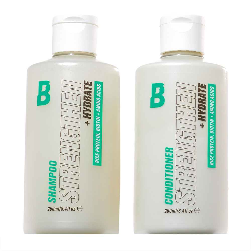 By BEAUTY BAY Strengthen + Hydrate Shampoo + Conditioner Duo