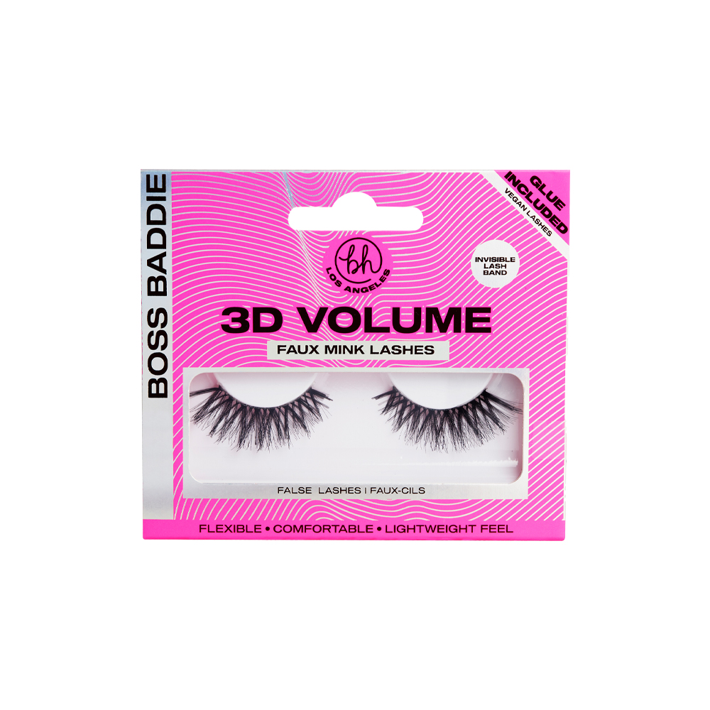 Los Angeles 3D Faux Mink Volume Lashes- Boss Baddie