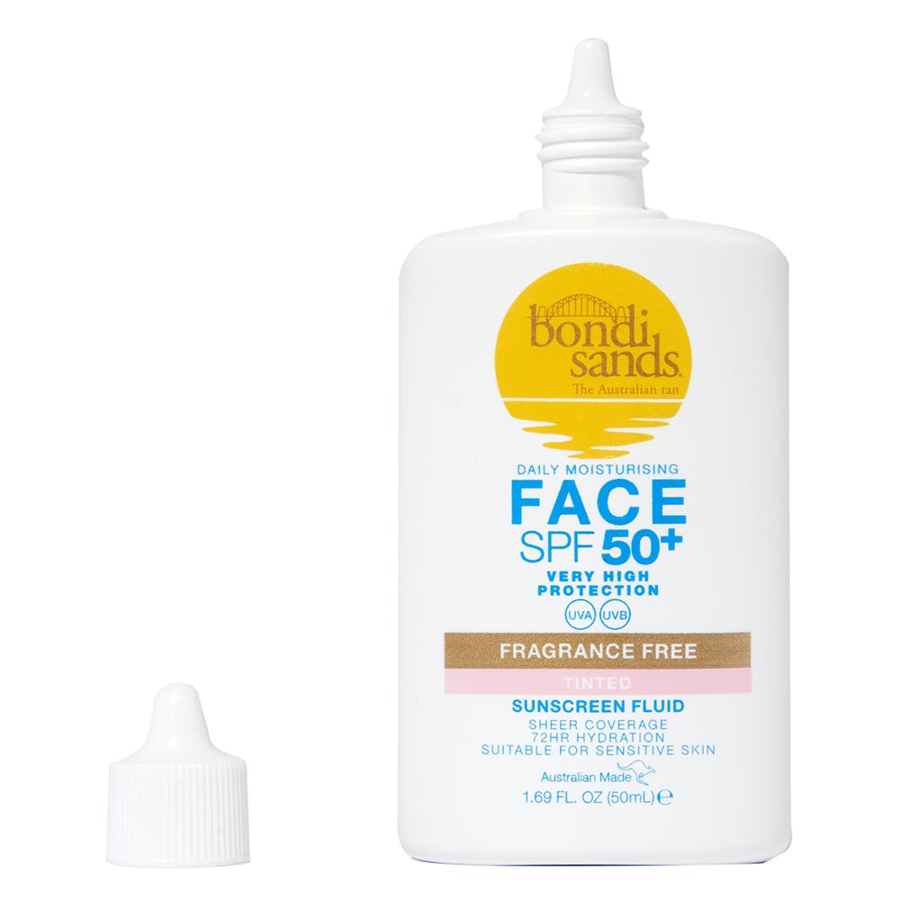 Bondi Sands Spf 50+ Fragrance Free Tinted Face Fluid