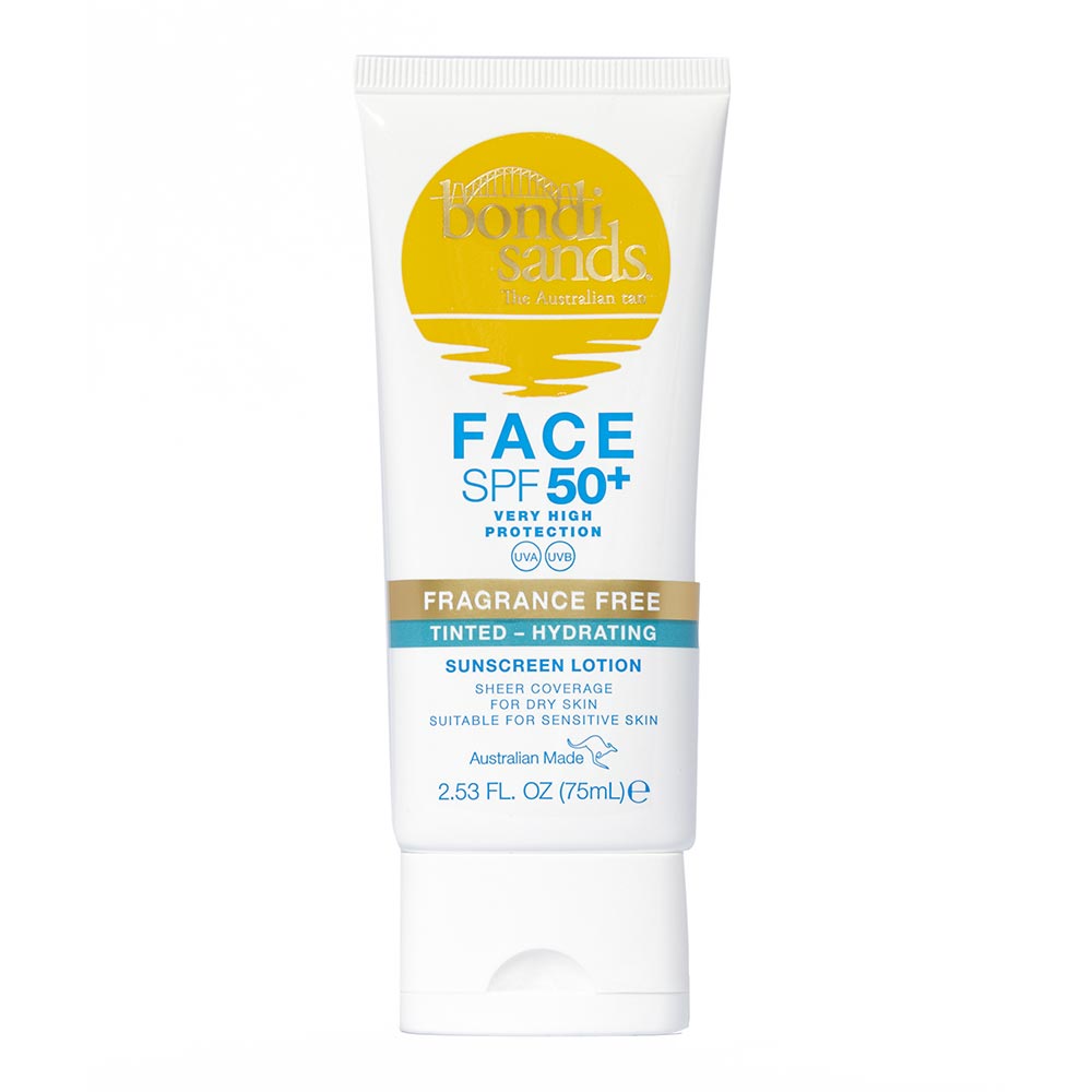 Bondi Sands Spf 50+ Fragrance Free Hydrating Tinted Face Lotion