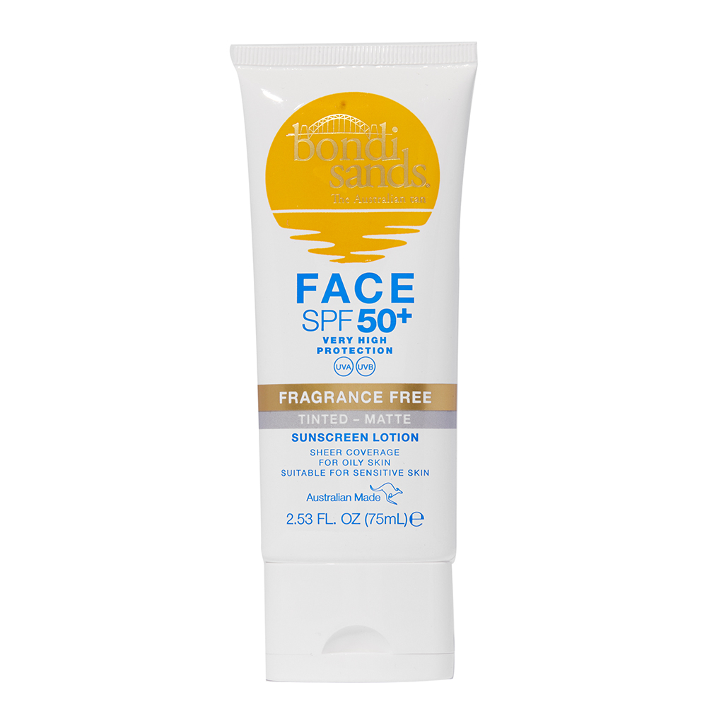 Bondi Sands Spf 50+ Fragrance Free Matte Tinted Face Lotion