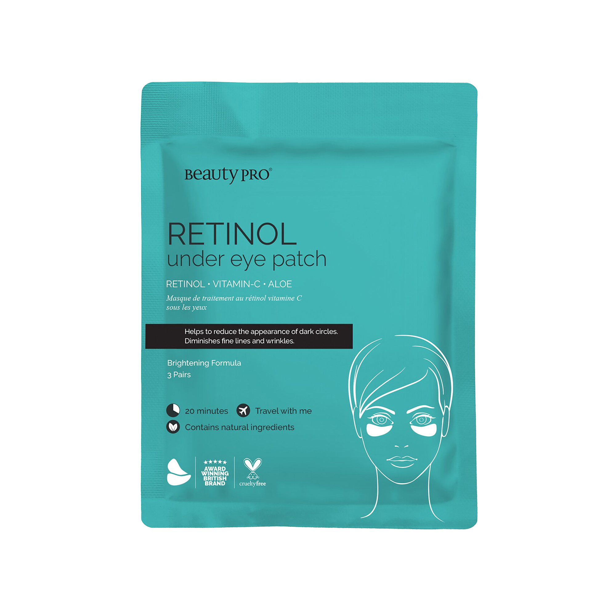 BEAUTYPRO Retinol Under Eye Patch (3 Applications)