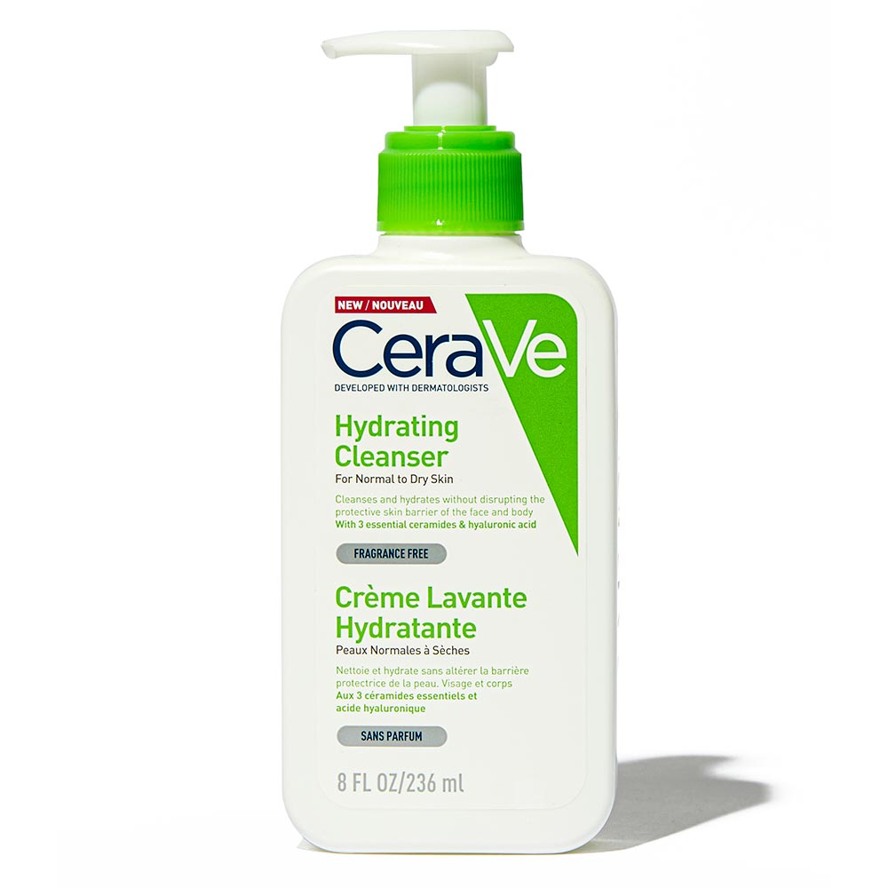 CeraVe Hydrating Cleanser with Hyaluronic Acid for Normal to Dry Skin