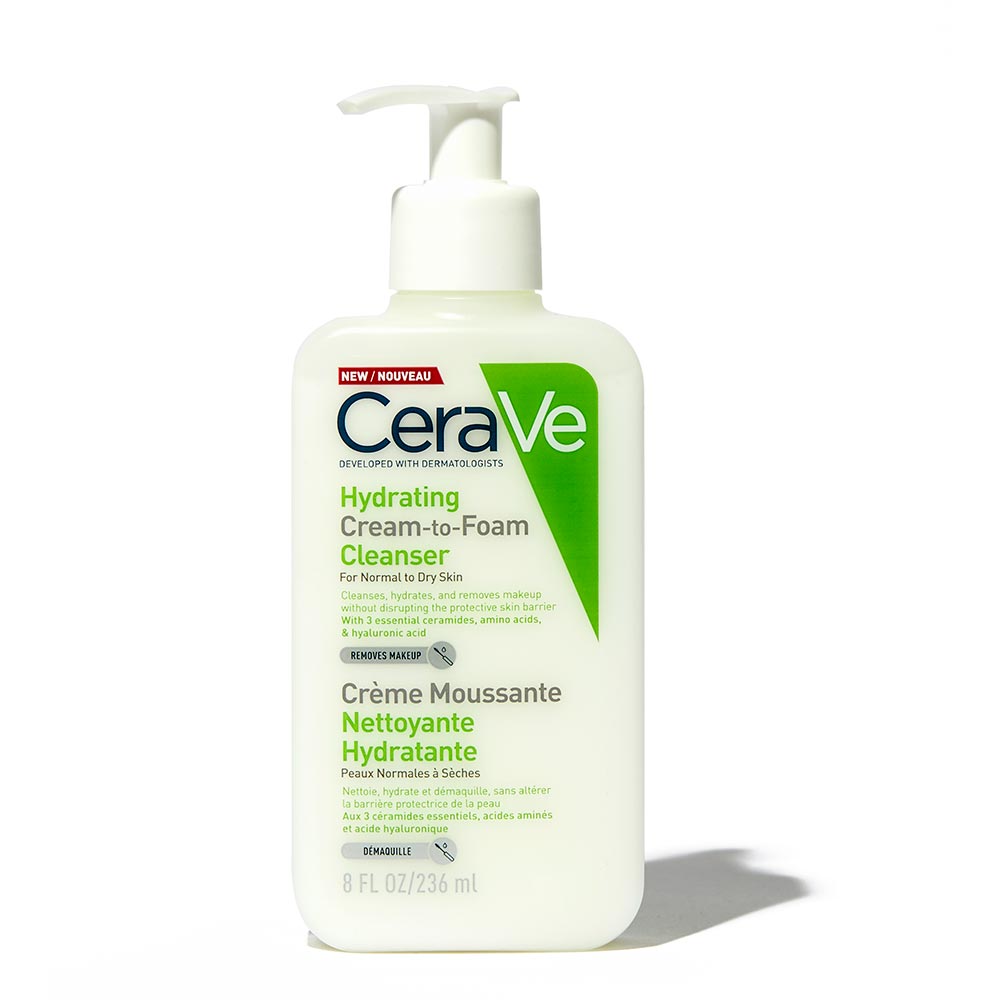 CeraVe Hydrating Cream-to-Foam Cleanser