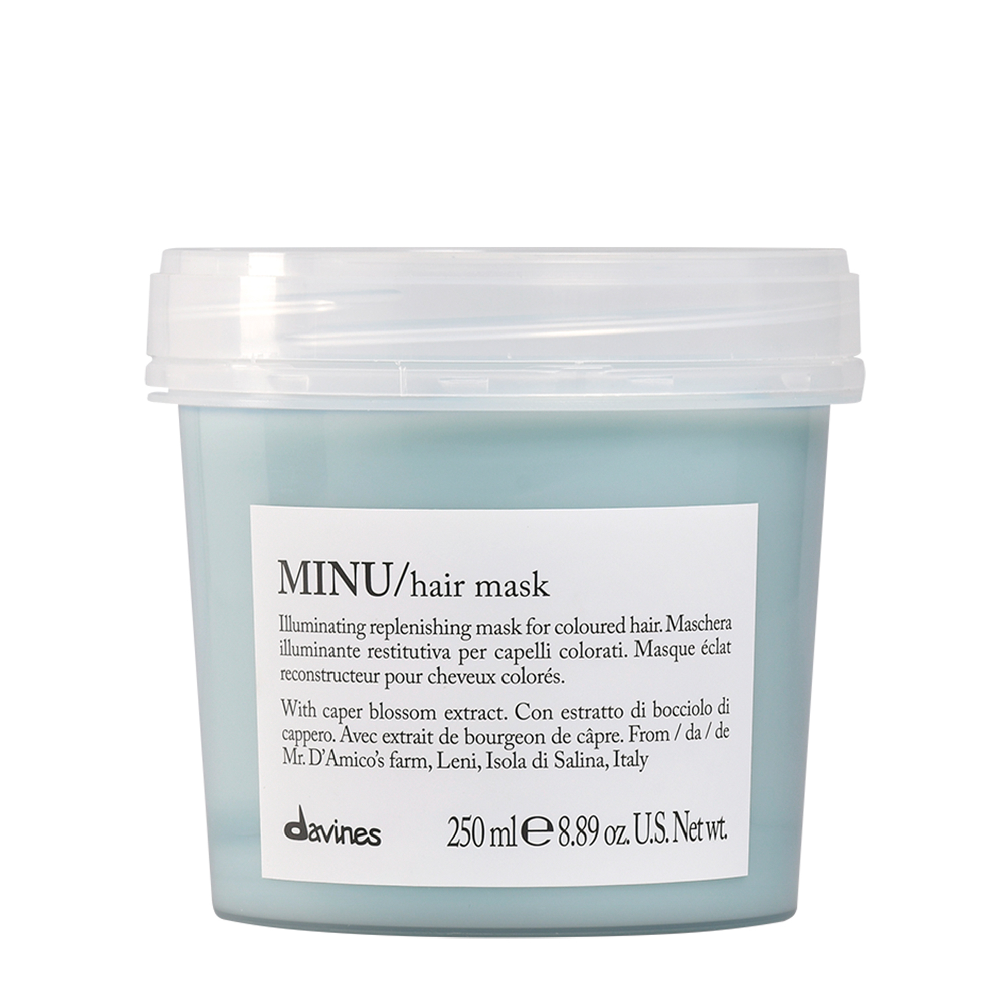 DAVINES Masque r&eacute;g&eacute;nerant pour cheveux color&eacute;s Minu - 