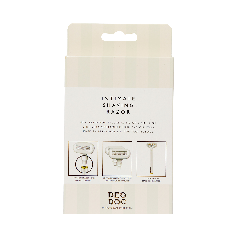 DeoDoc Intimate Shaving Razor White