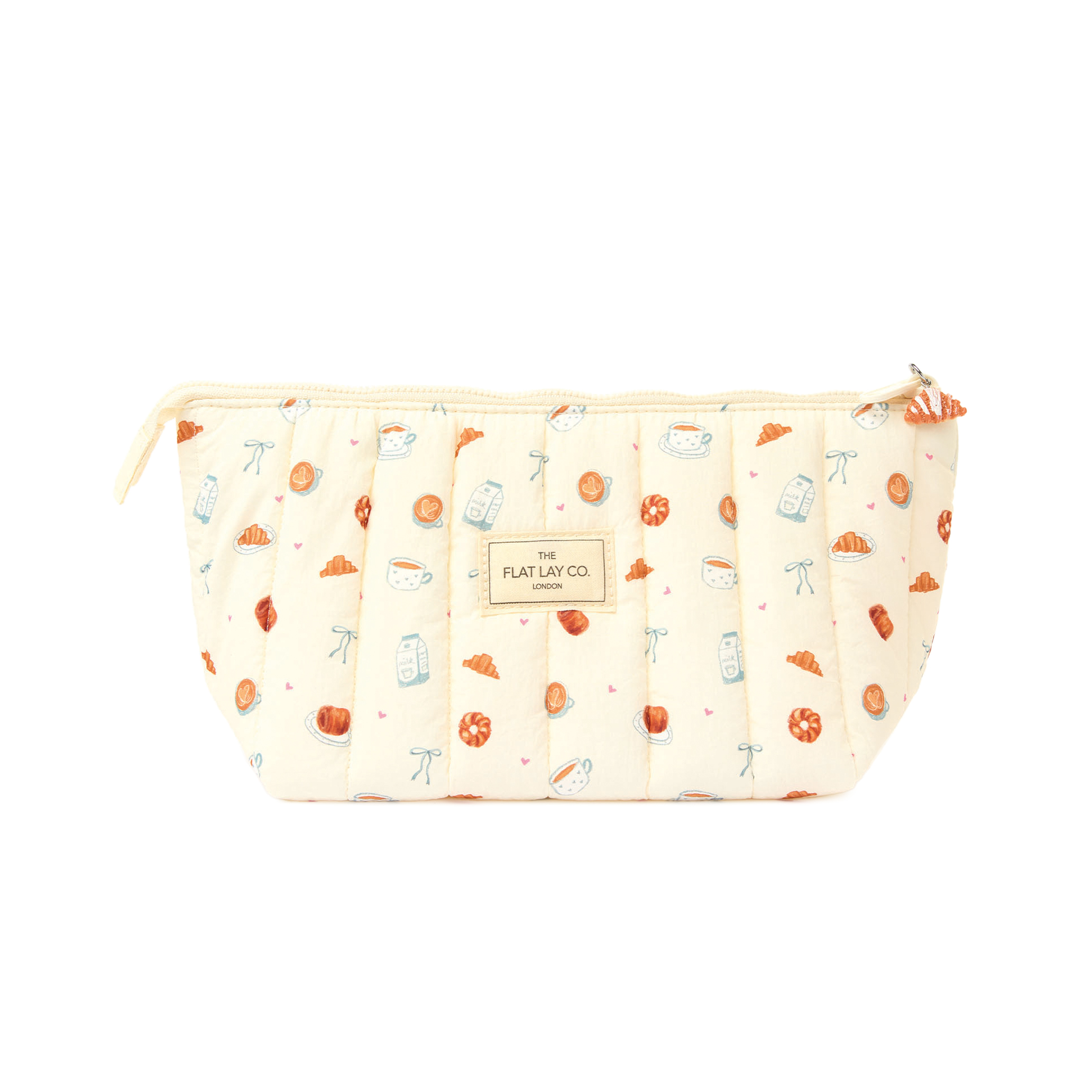 The Flat Lay Co. Marshmallow Essential Makeup Pouch - Patisserie