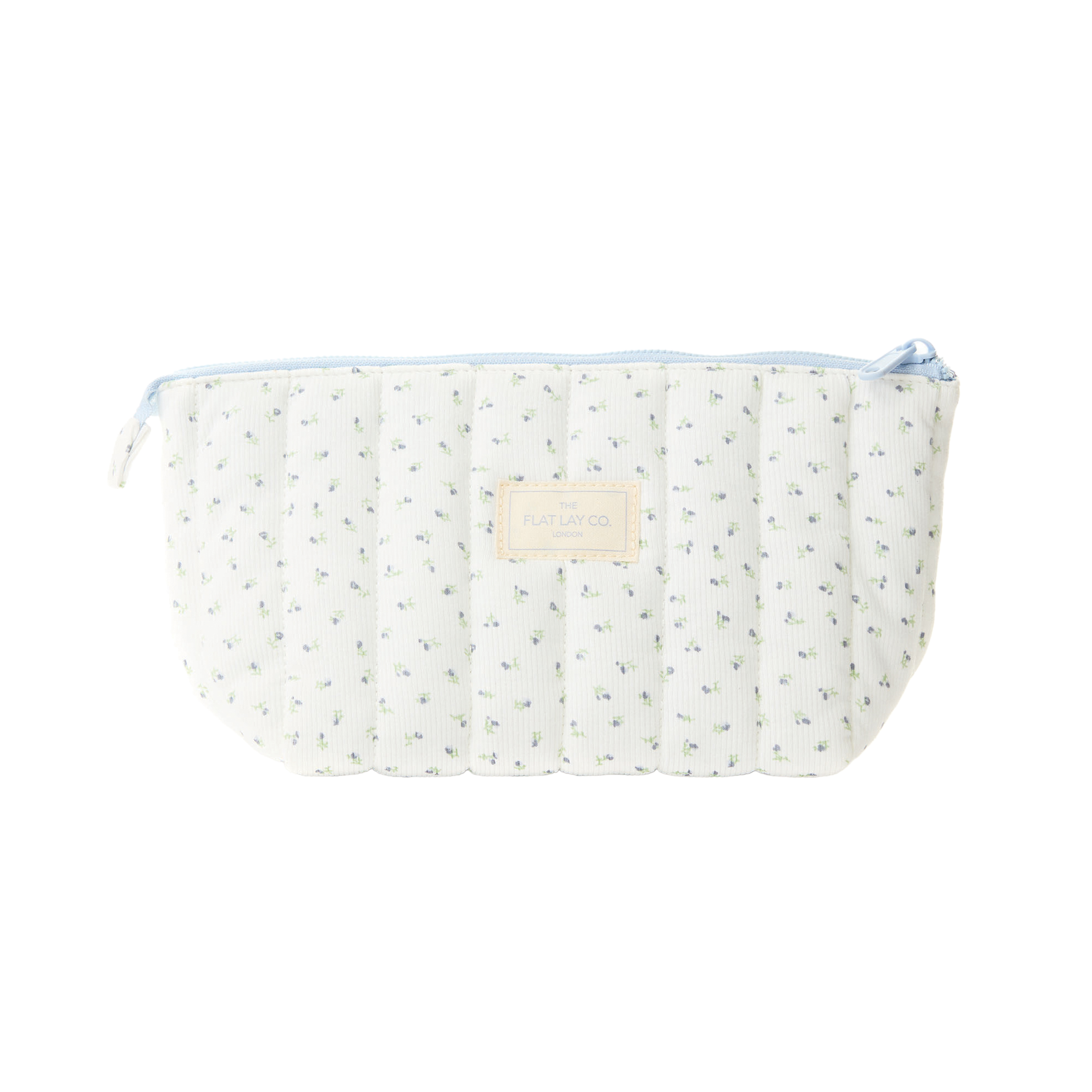 The Flat Lay Co. Essential Makeup Pouch - Cozy Cotton Ditsy Floral