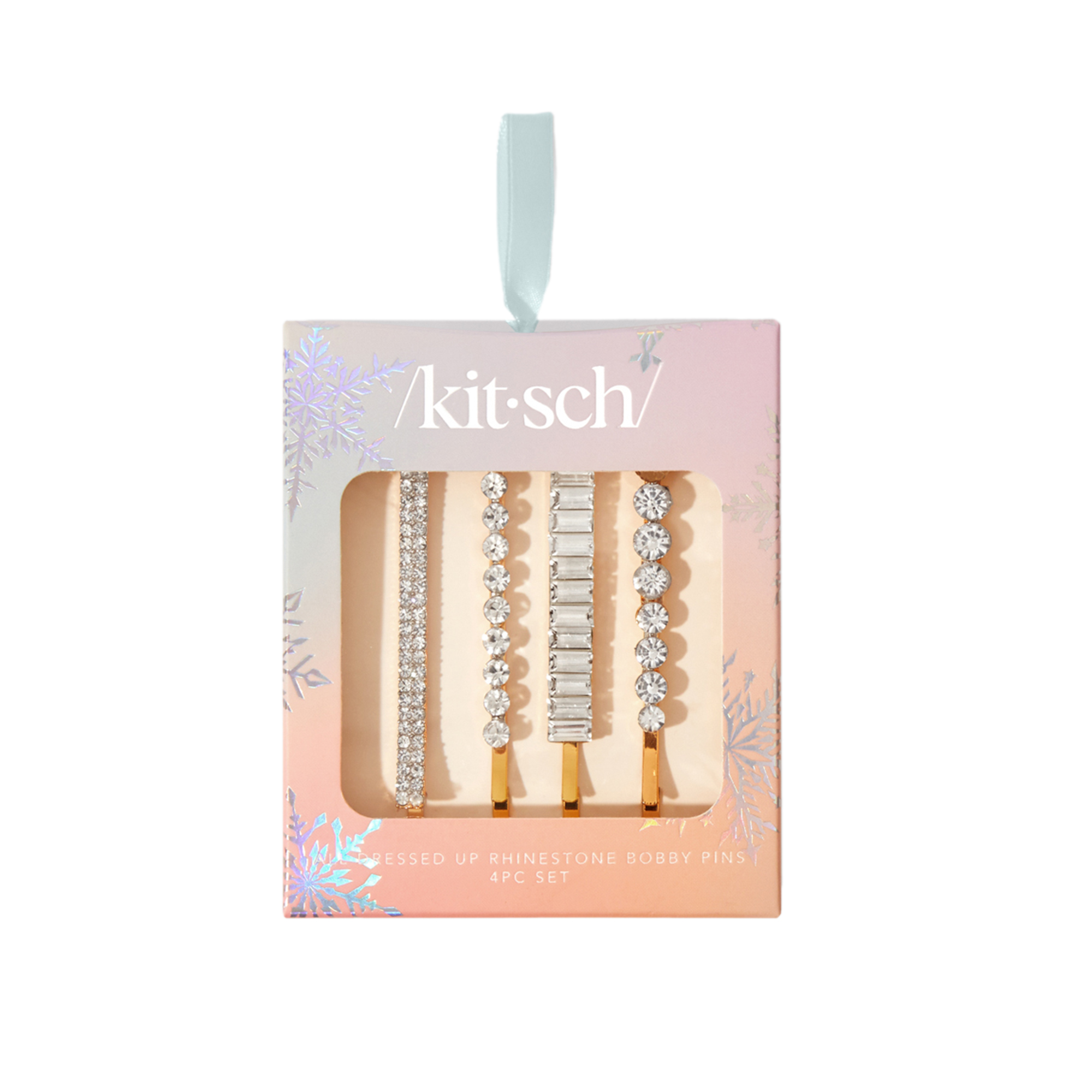 Kitsch All Dressed up Rhinestone Bobby Pins Set