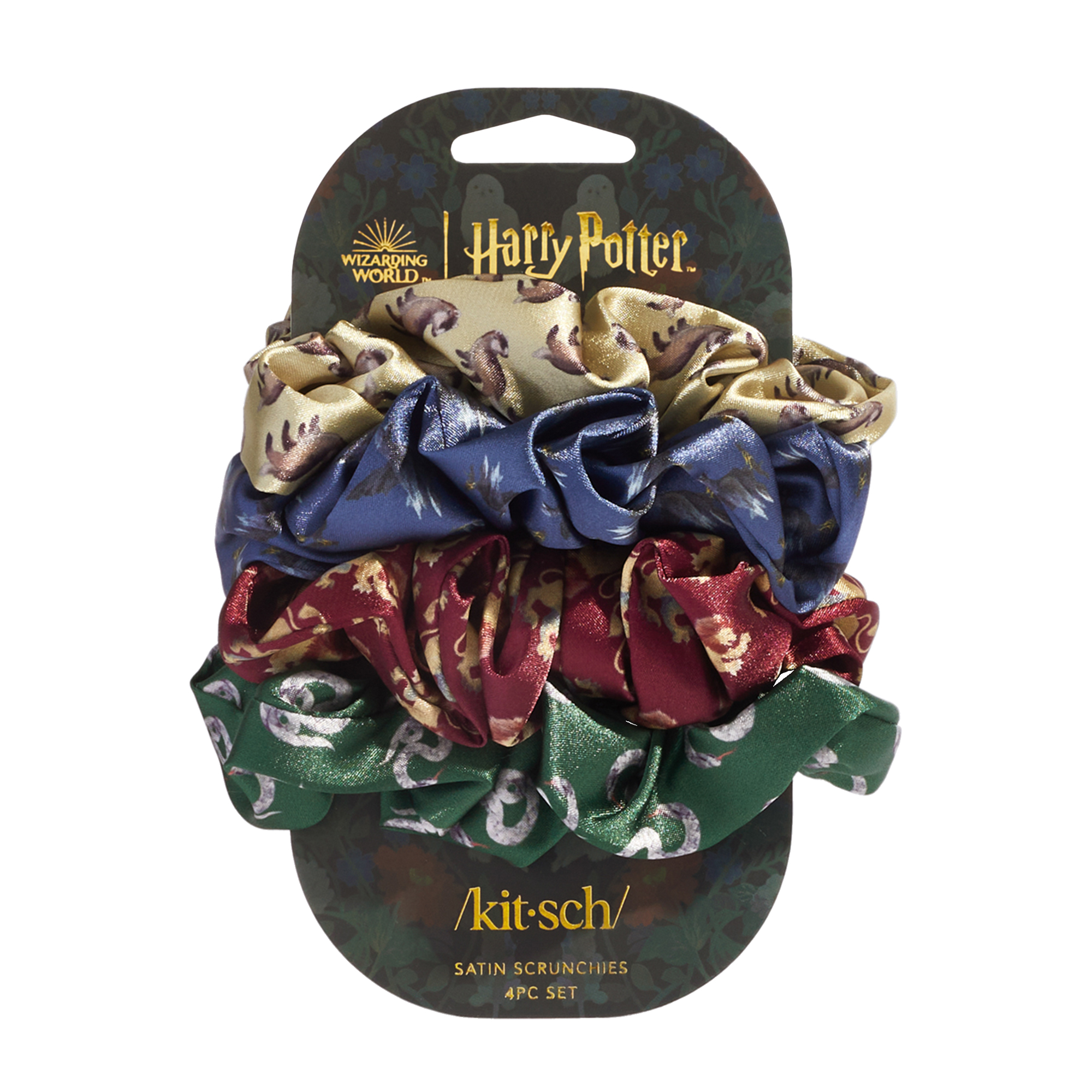 Harry Potter x Kitsch Satin Scrunchies Set