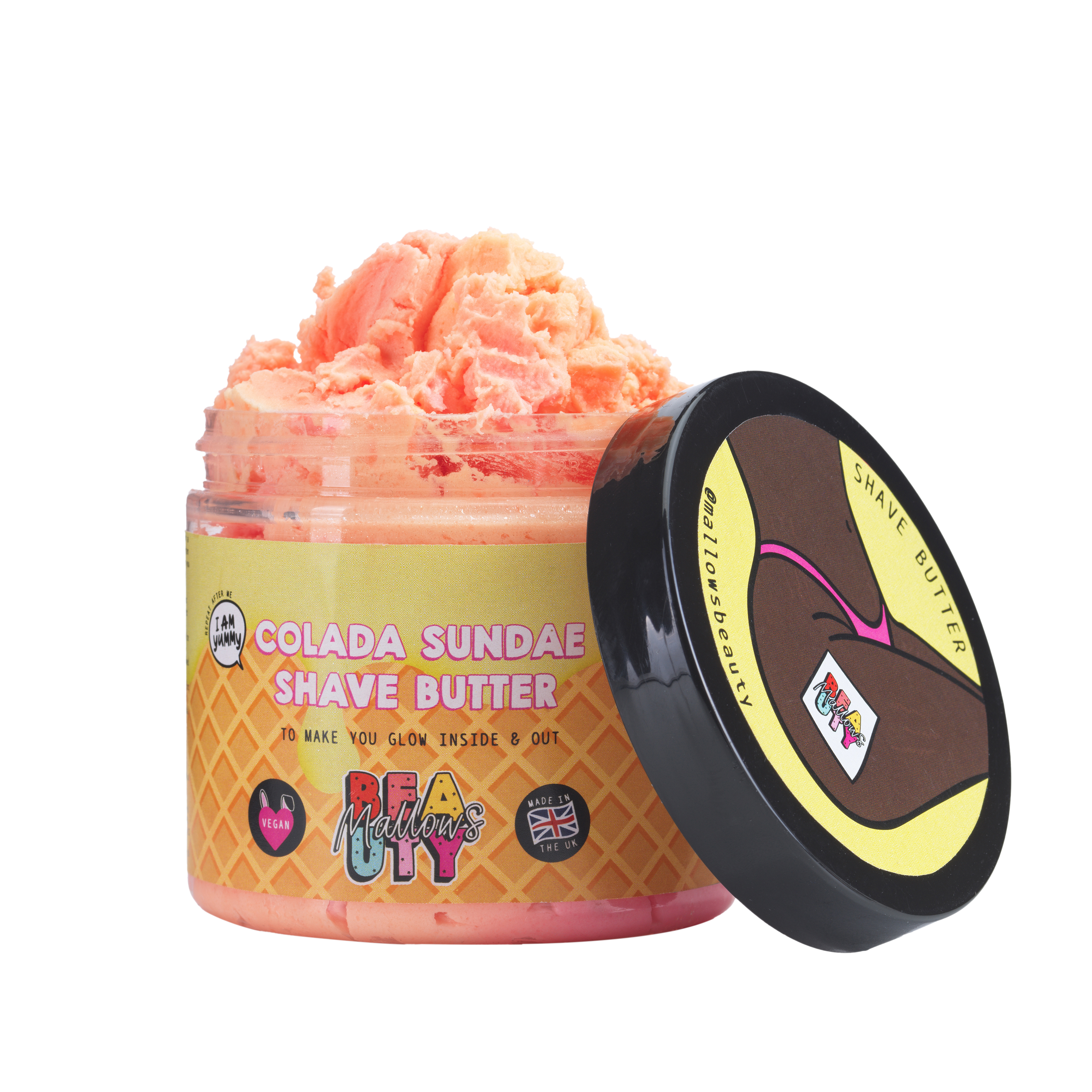 Mallows Beauty Colada Sundae Shave Butter