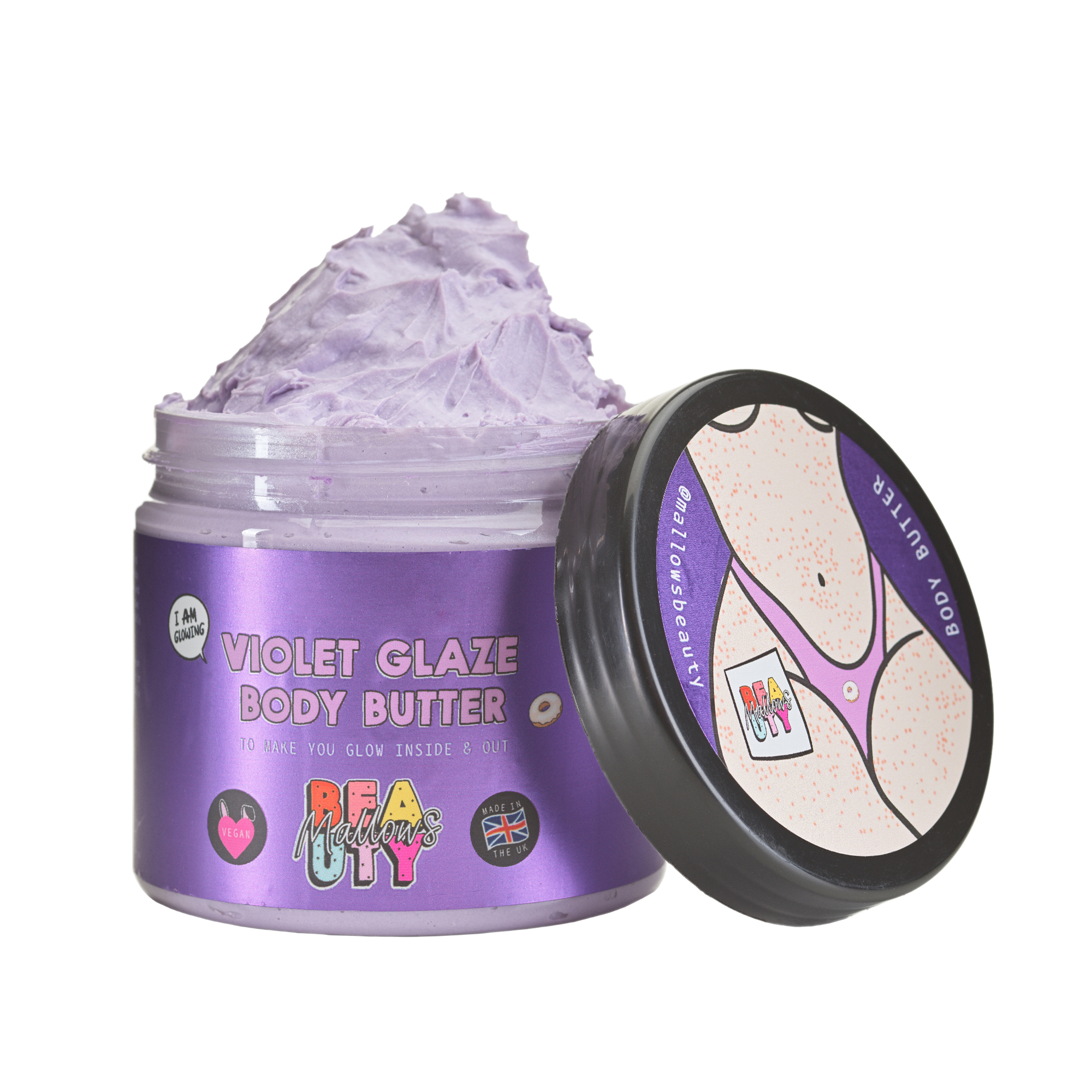 Mallows Beauty Violet Glaze Body Butter