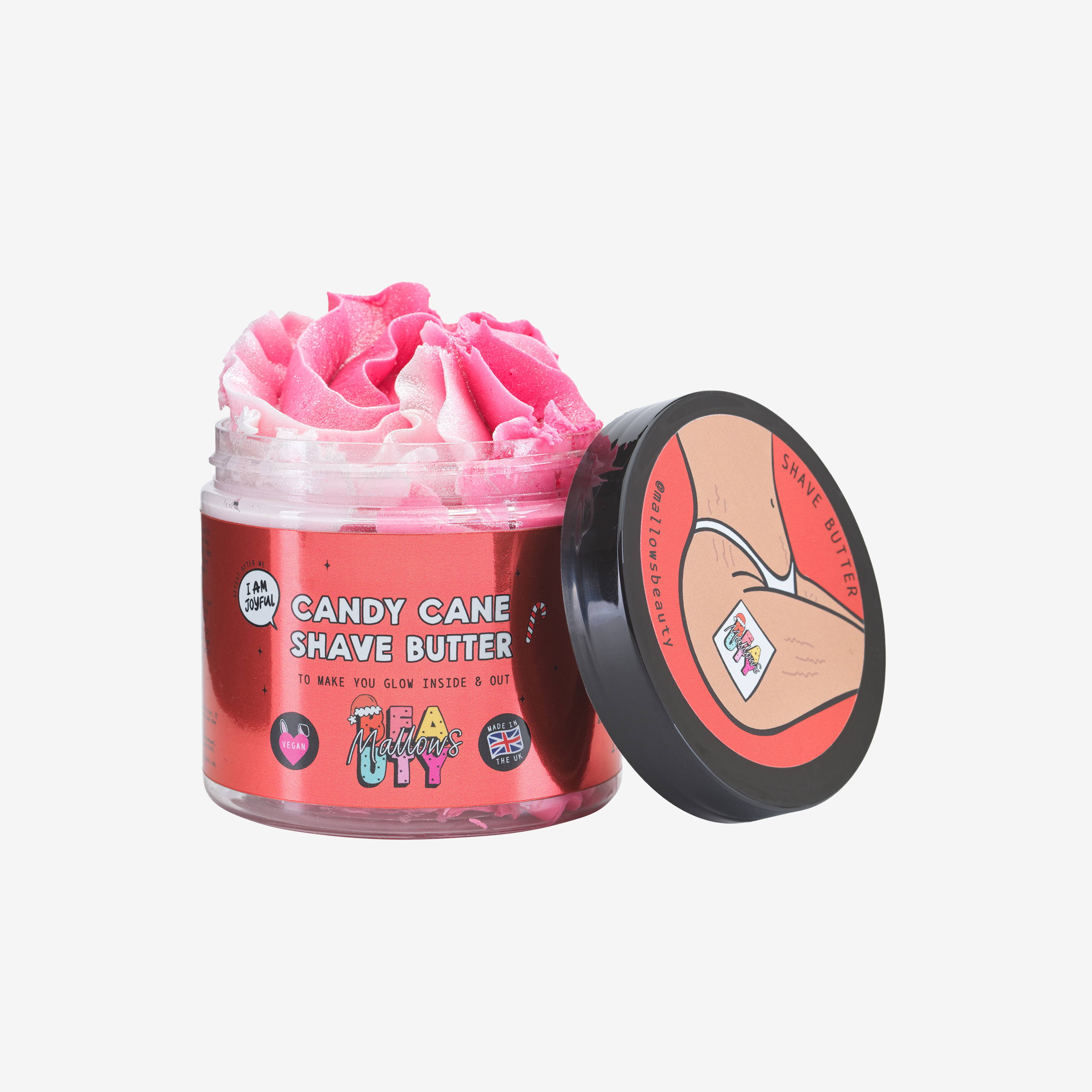 Candy Cane Shave Butter