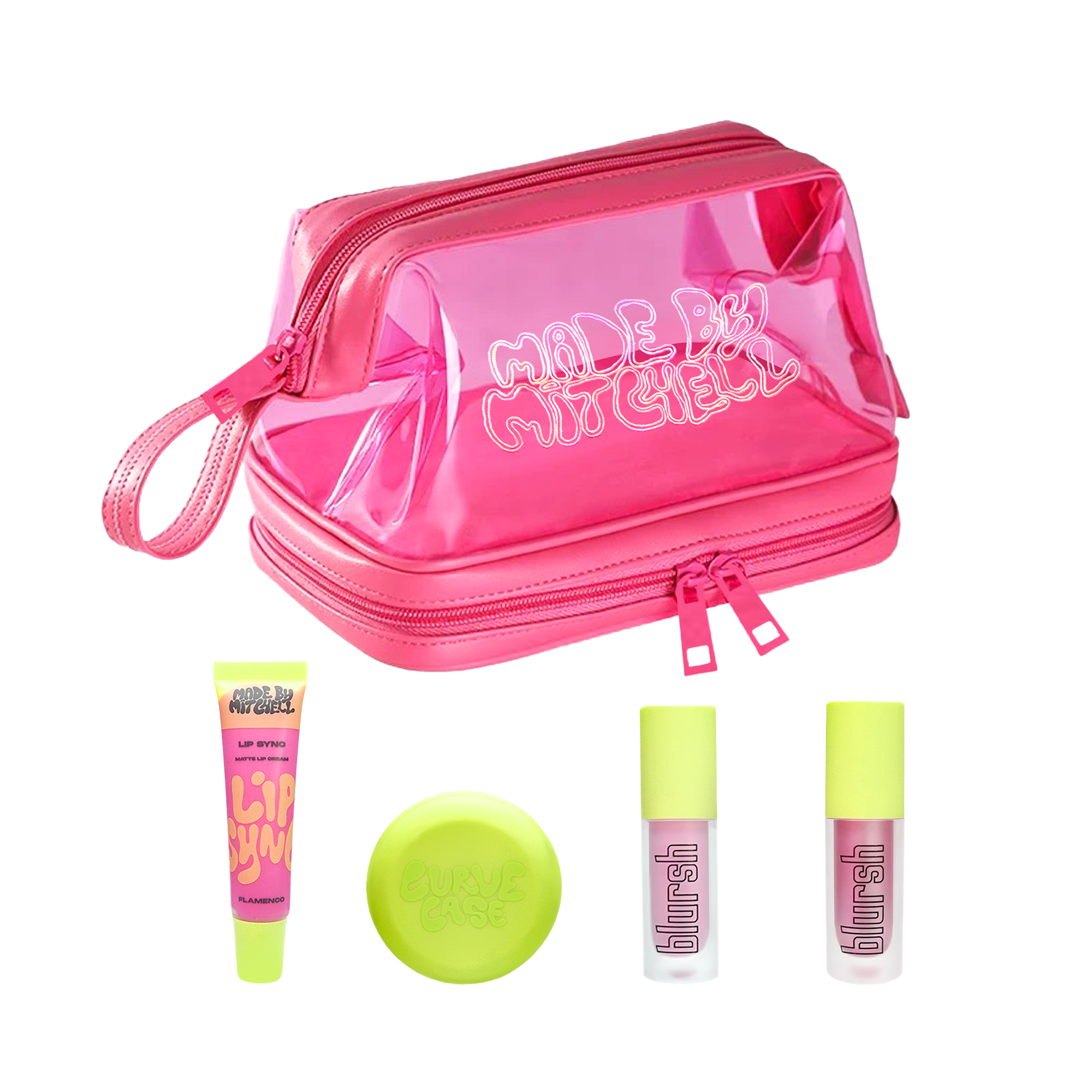 Made By Mitchell Living In Pink Filled Jelly Bag