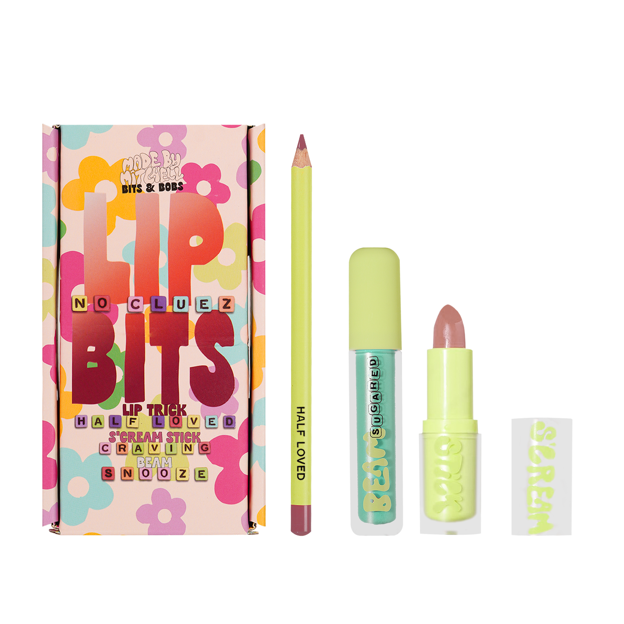 Made By Mitchell Bits And Bobs Lip Kit No Cluez