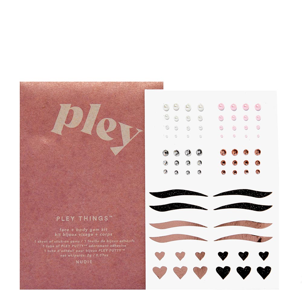 Pley Beauty Pley Things Reusable Face + Body Gems Nudie