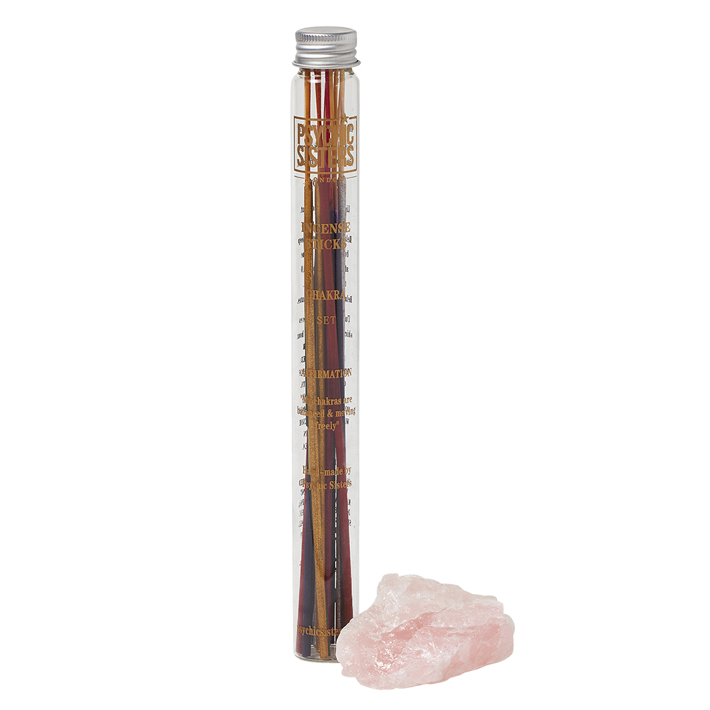 Rose Quartz Incense Set