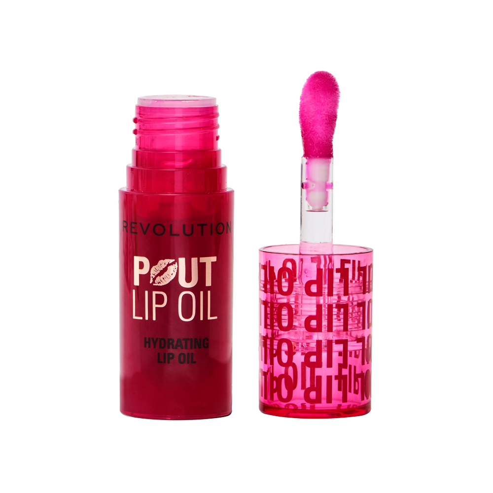 Makeup Revolution Red Pout Lip Oil Cherry