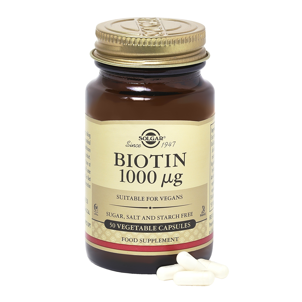 Biotin 1000 mcg Vegetable Capsules