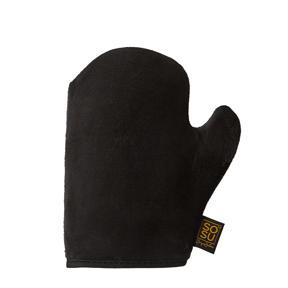 Dripping Gold Luxury Velvet Tanning Mitt