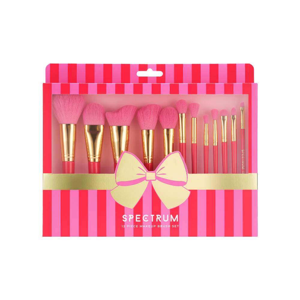 Merry & Bright 12 Piece Make Up Brush Set