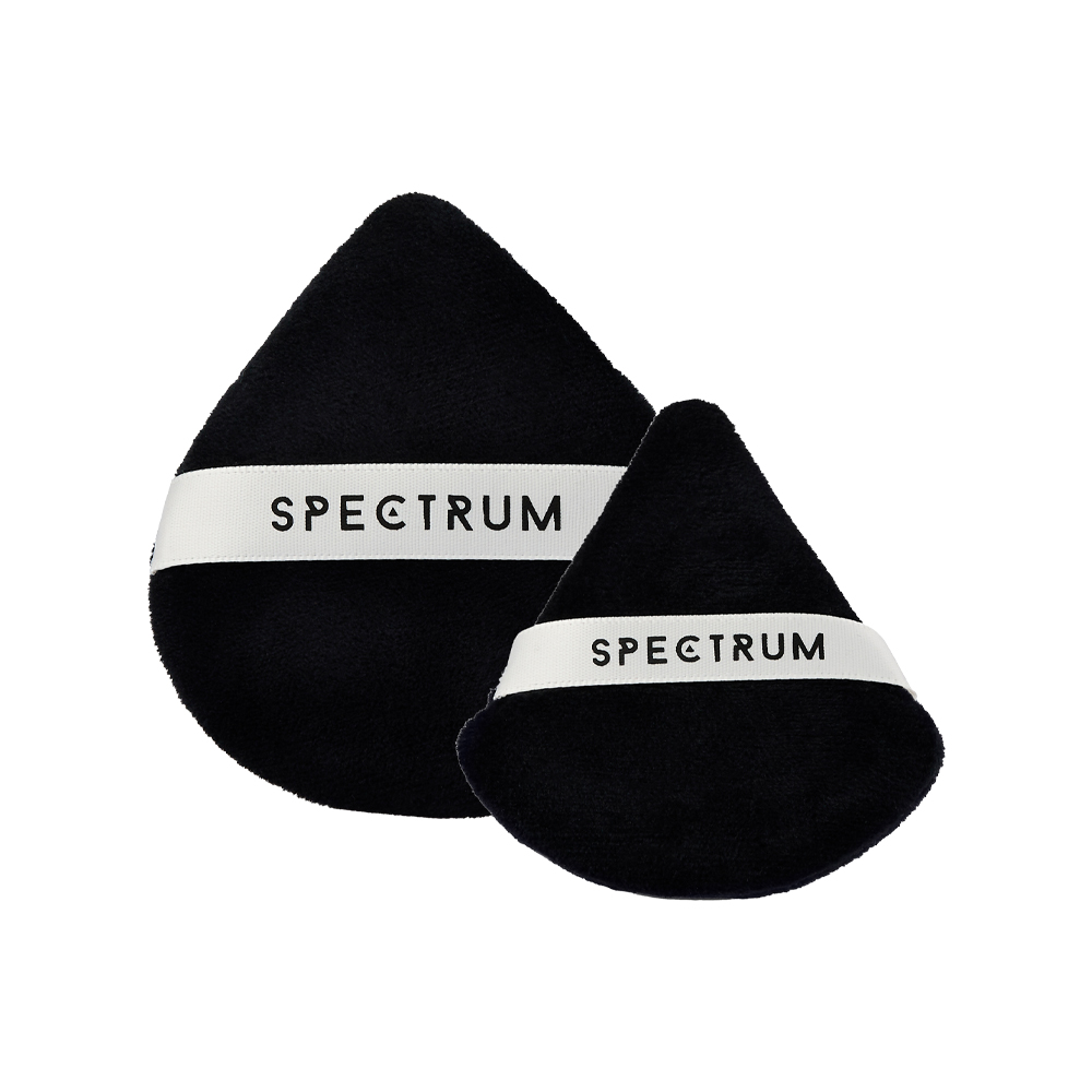 Spectrum Collections Black Velvet Powder Puff Set