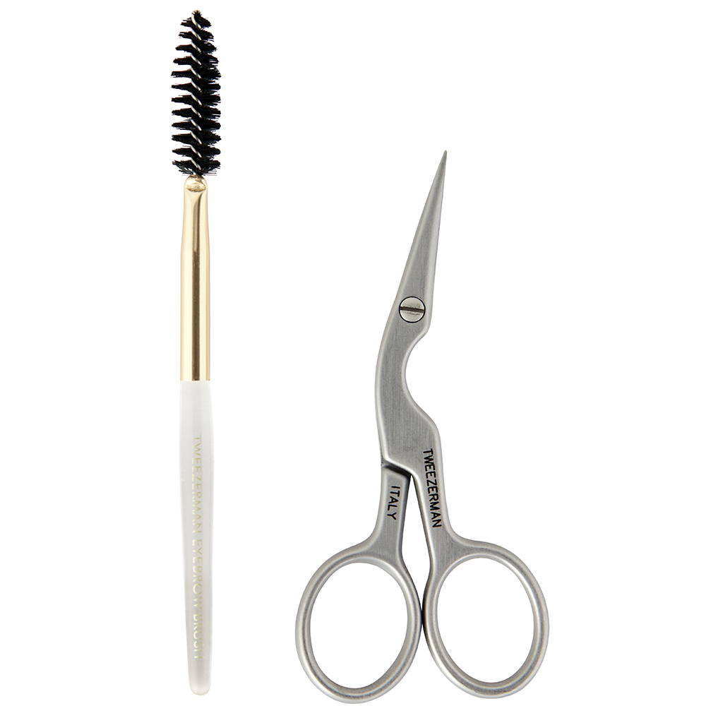 Brow Shaping Scissors With Brush