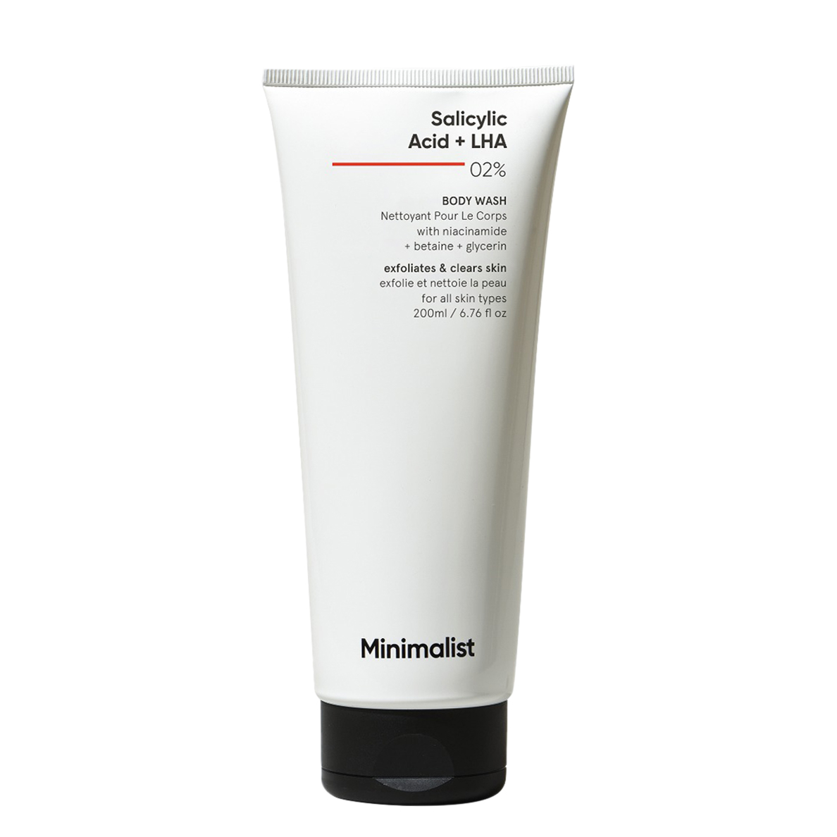 Minimalist Salicylic Acid + LHA 02% Body Wash