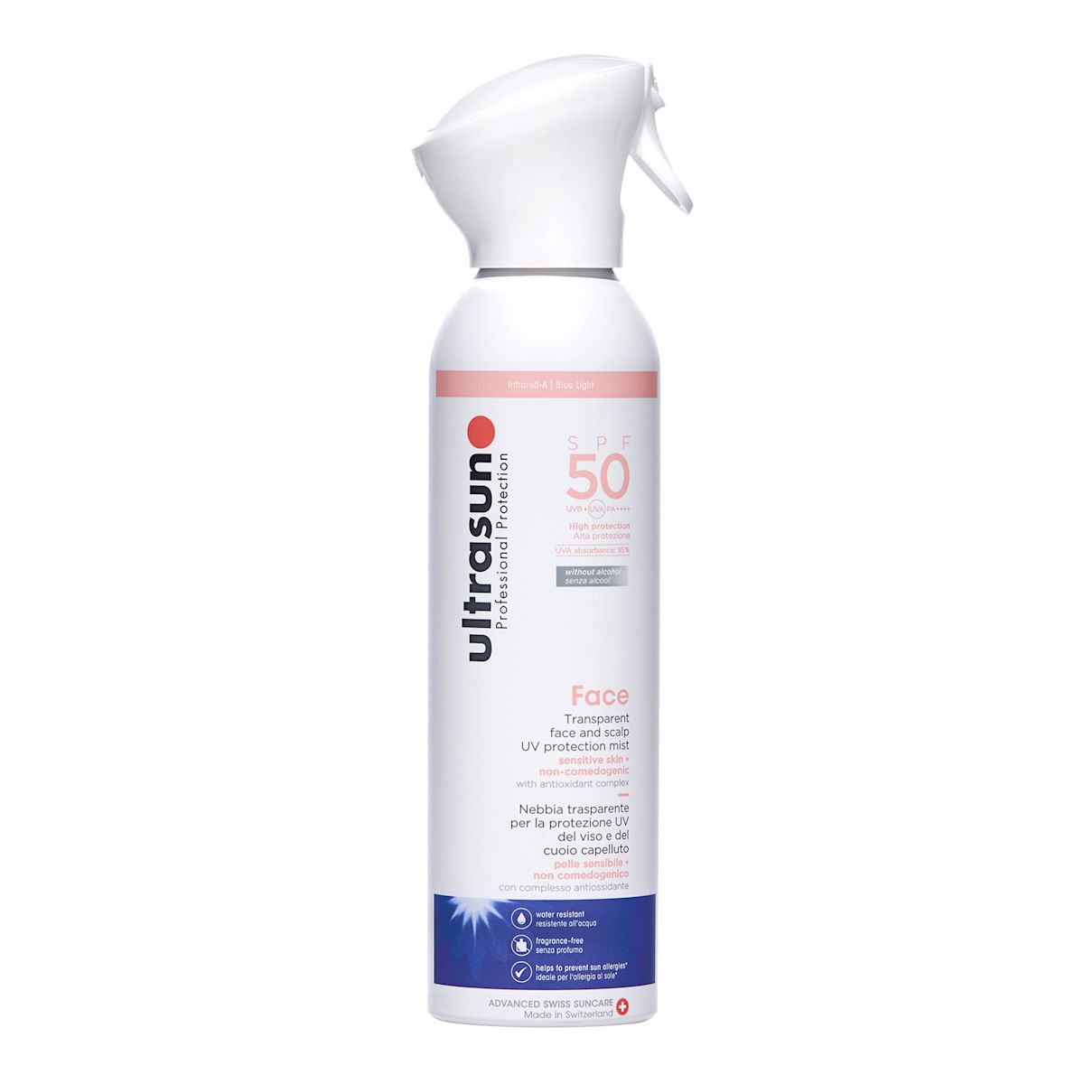 UV Face & Scalp Mist SPF50 - 250ml