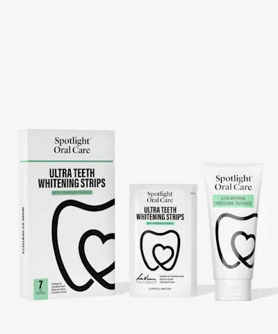 Spotlight Oral Care - Ultra Teeth Whitening Strips 7 Days + Whitening Toothpaste