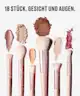 By BEAUTY BAY - Rose Glow 18 Piece Brush Set With Brush Stand