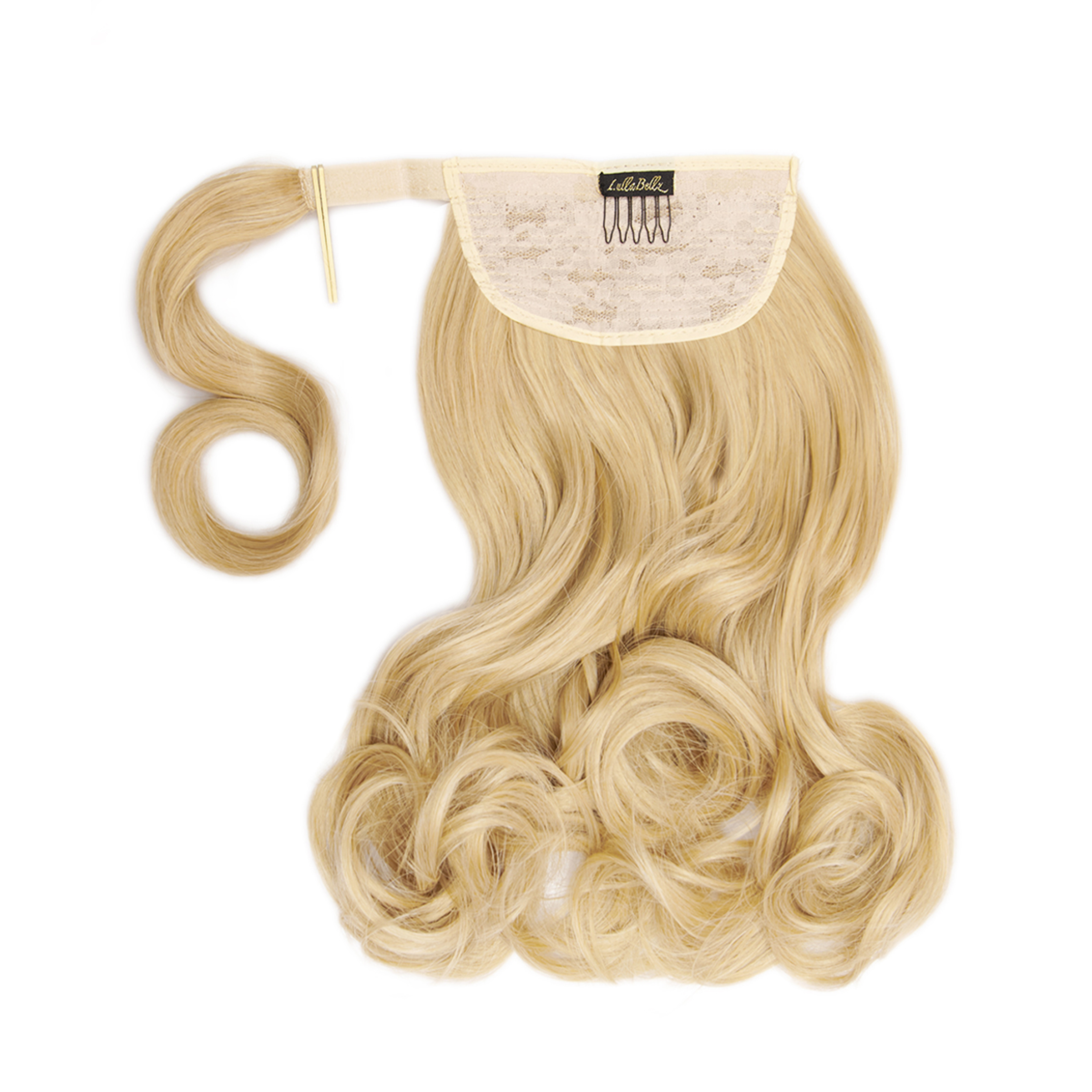 Mini Grande 18" 90s Curl Wraparound Pony Golden Blonde