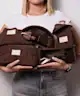 The Flat Lay Co. - Jelly Flat Lay Makeup Box Bag Espresso