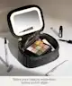 By BEAUTY BAY - LED Mirror Mini Travel Beauty Bag Black