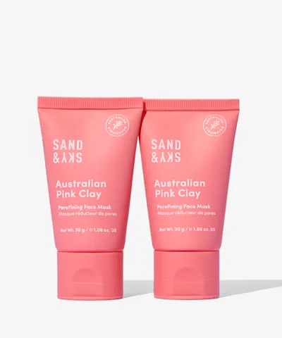 Sand & Sky - Australian Pink Clay Porerefining Face Mask Travel Duo