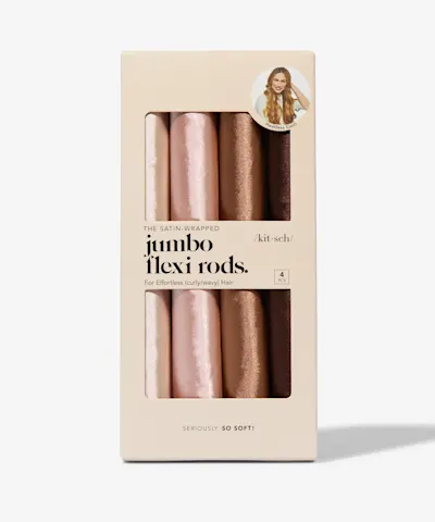 Kitsch - Satin Jumbo Flexi Rods 4 PCS