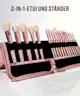 By BEAUTY BAY - Rose Glow 18 Piece Brush Set With Brush Stand