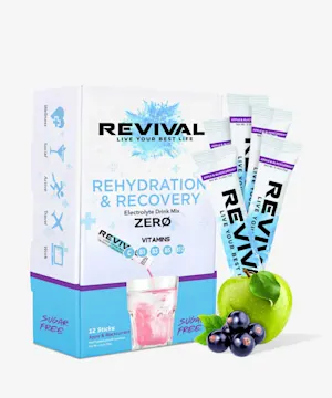 Revival Shots Rehydration & Recovery ZERO Electrolyte Drink Apple Blackcurrant