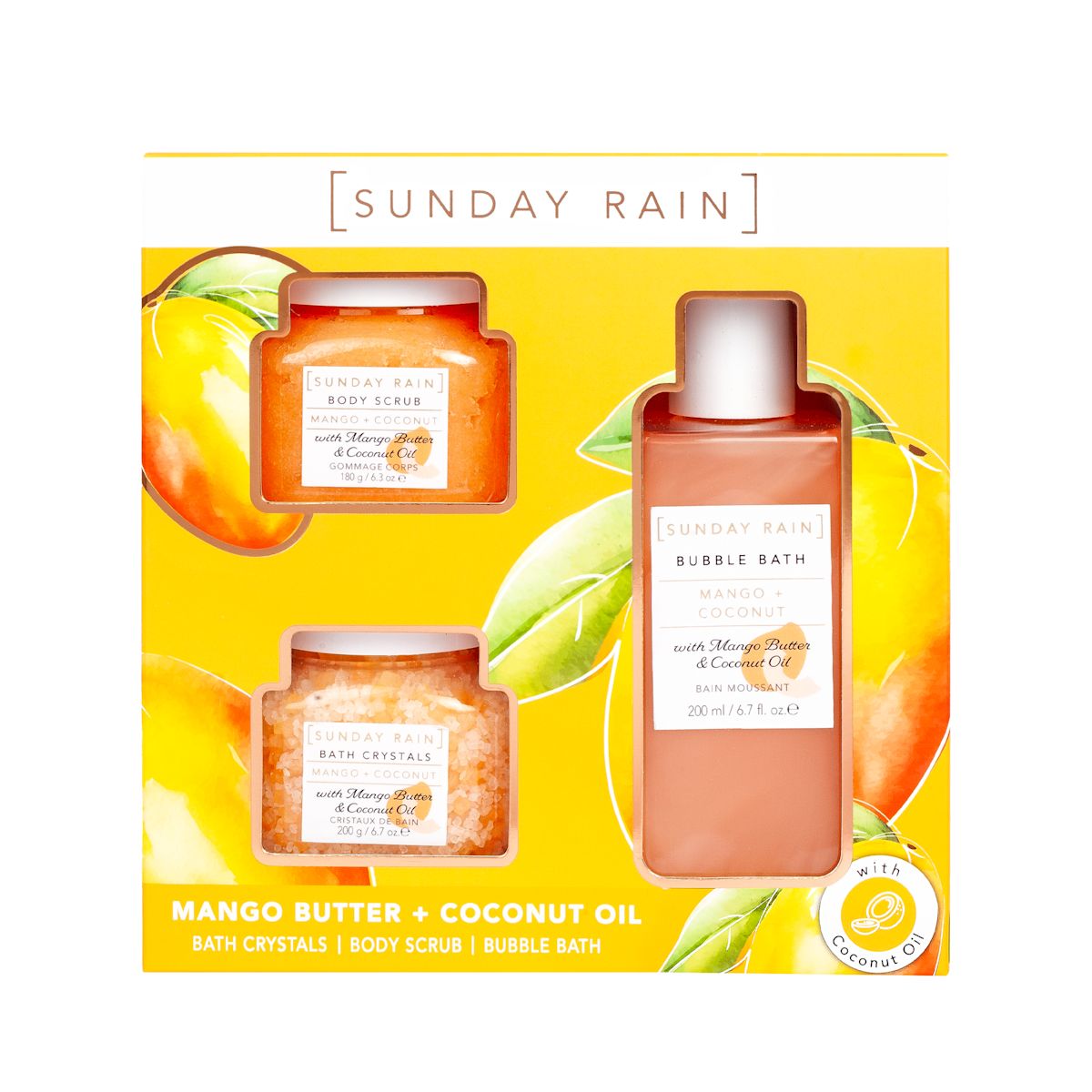 Sunday Rain Mango & Coconut Trio