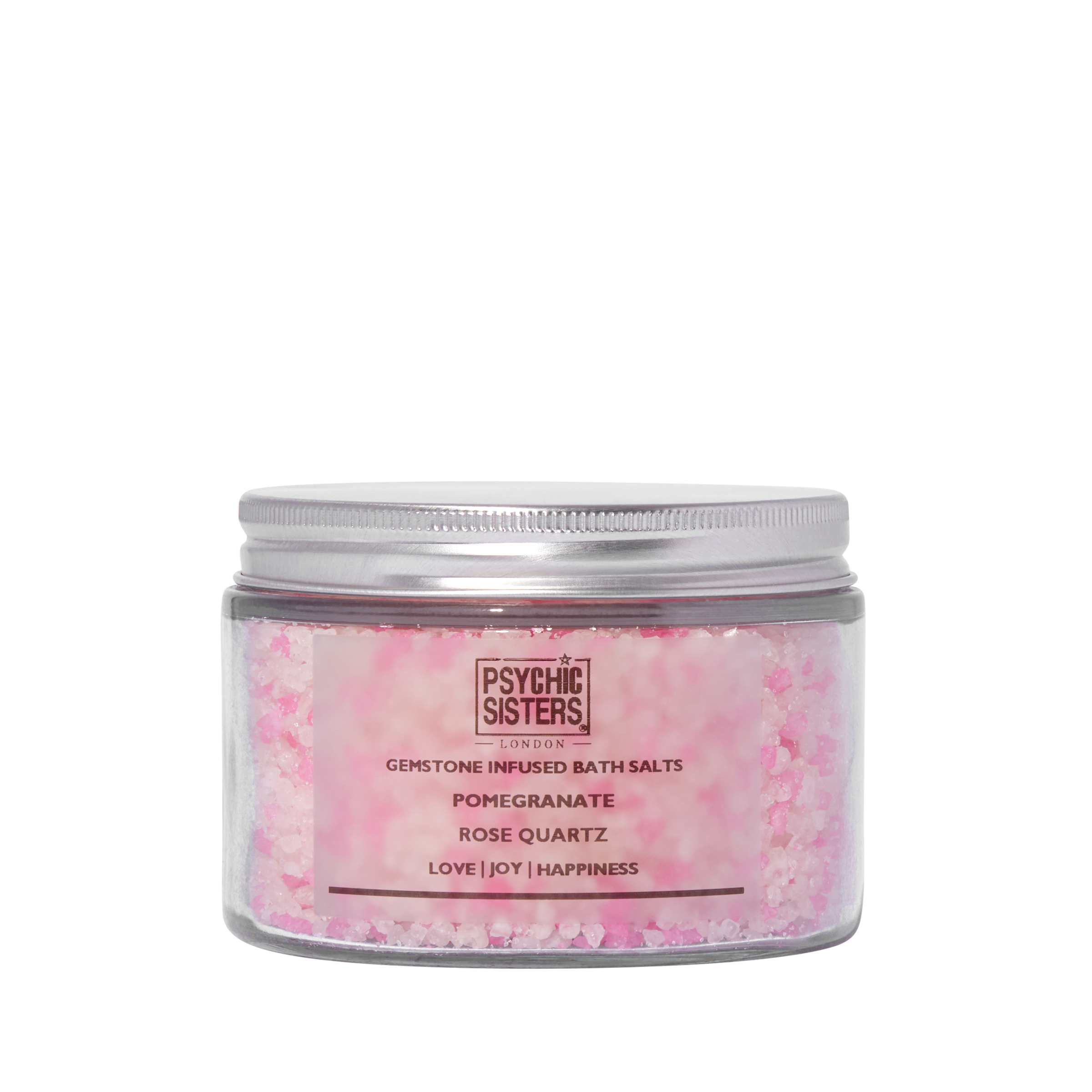 Bath Salts with Gemstone Rose Quartz