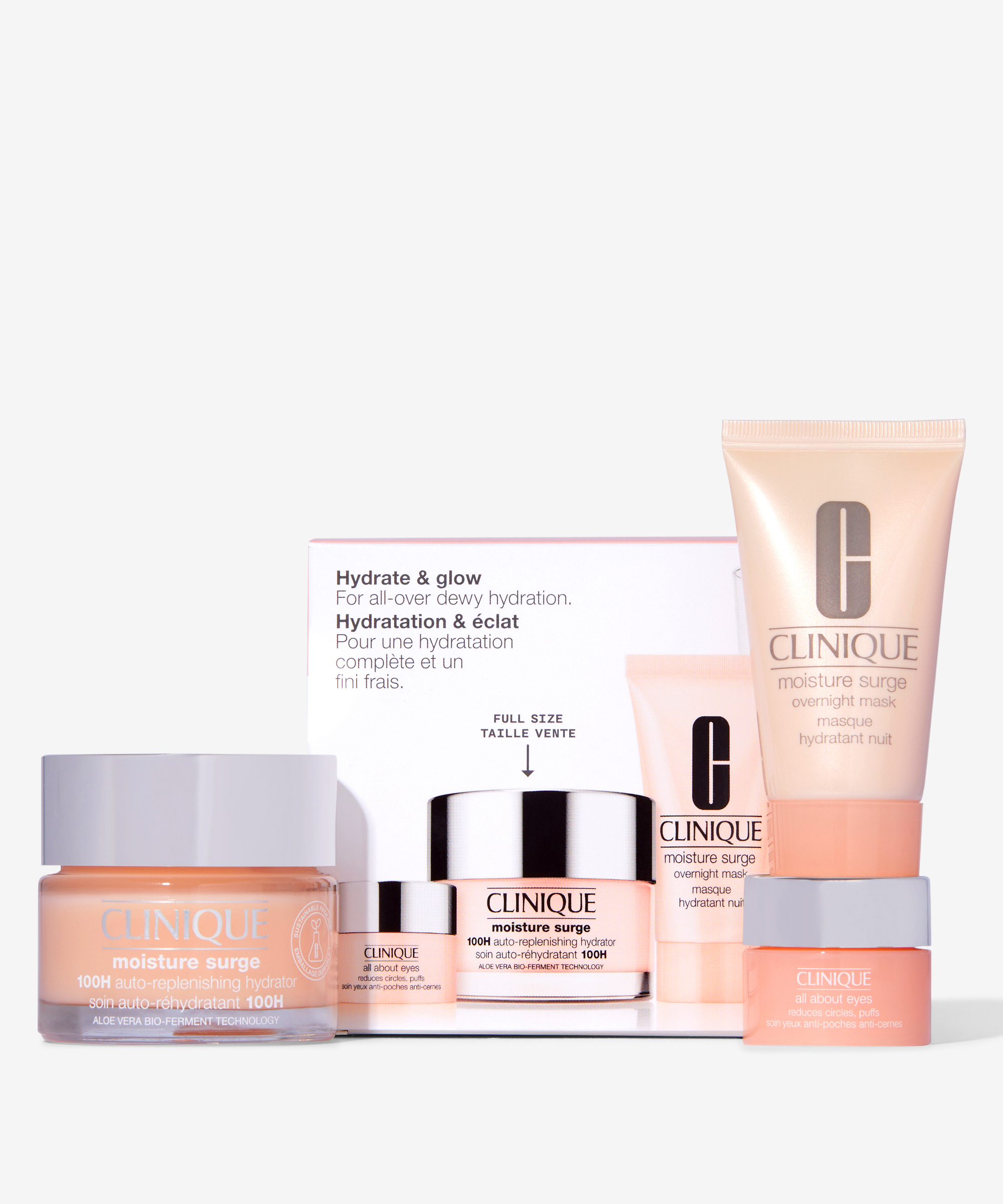 Clinique Hydrate + Glow Skincare Set at BEAUTY BAY