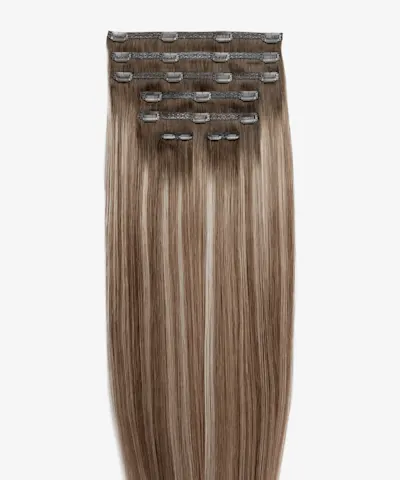Beauty Works - 18" Double Hair Set Clip-In Extensions