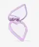 Trixie Cosmetics - Lavender Quilted Heart Compact