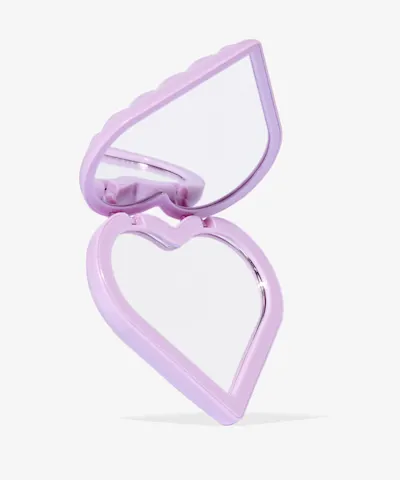 Trixie Cosmetics - Lavender Quilted Heart Compact