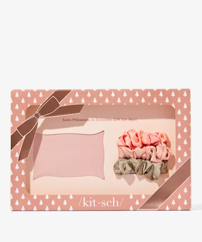 Kitsch - Satin Pillowcase & Scrunchie 4pc Gift Set