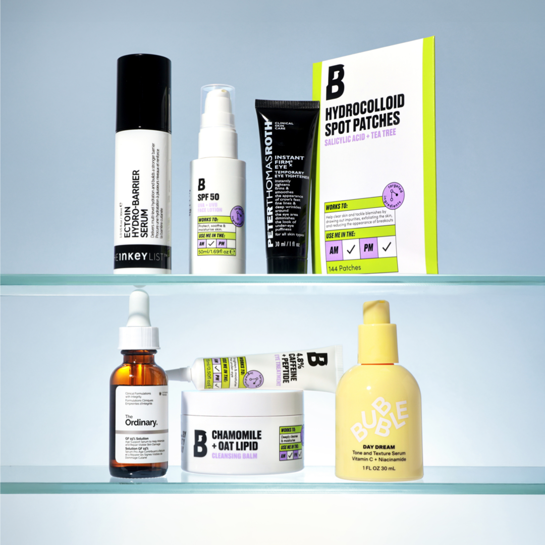 Stripped back skincare