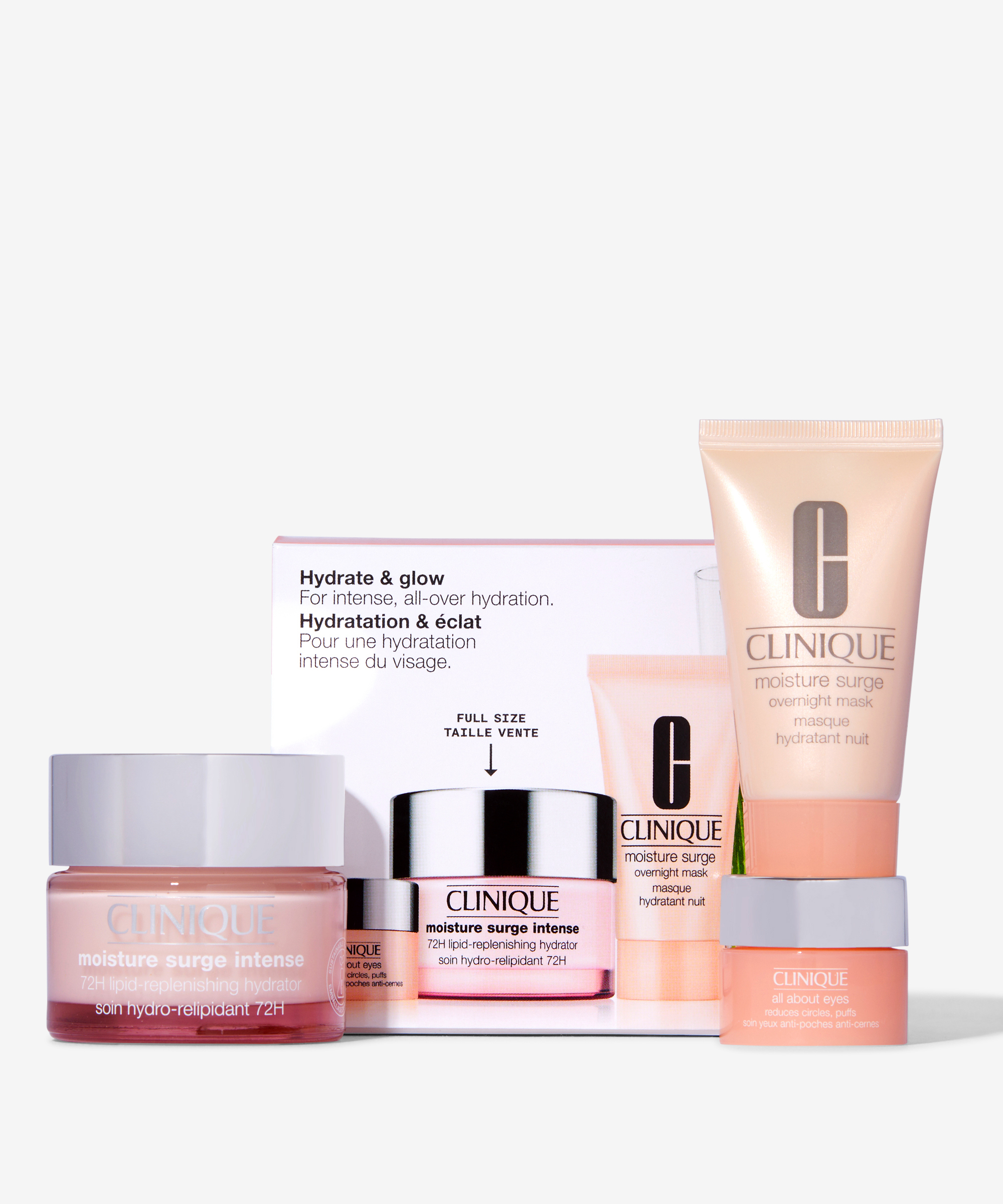 Clinique Intense Hydrate + Glow Skincare Set at BEAUTY BAY